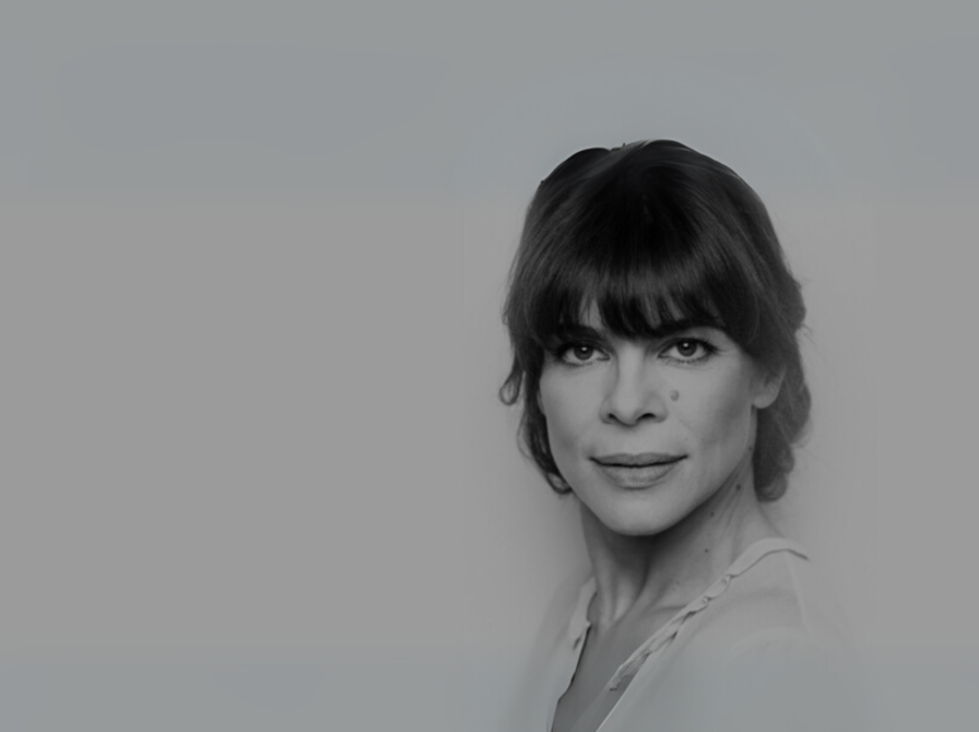 Sort-hvidt foto af Ellen Hillingsø